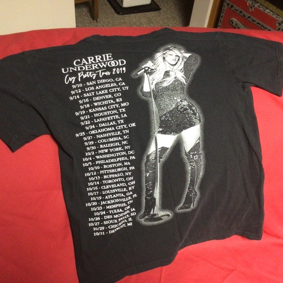 CARRIE Underwood concert tshirt - Picture 2 of 2